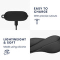 kwmobile Case Compatible with JBL Vibe Buds Case - Headphone Case - TPU Cover - Protective Case