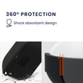 kwmobile Case Compatible with JBL Vibe Buds Case - Headphone Case - TPU Cover - Protective Case