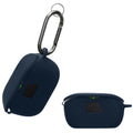 kwmobile Hülle kompatibel mit JBL Vibe Buds Hülle - Kopfhörer Case - TPU Silikon Cover - Schutzhülle in Dunkelblau Dunkelblau  