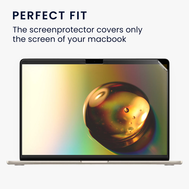 Screen Protector compatible with Apple Macbook Air 13.6 M3 2024 A3113 / M2 A2681