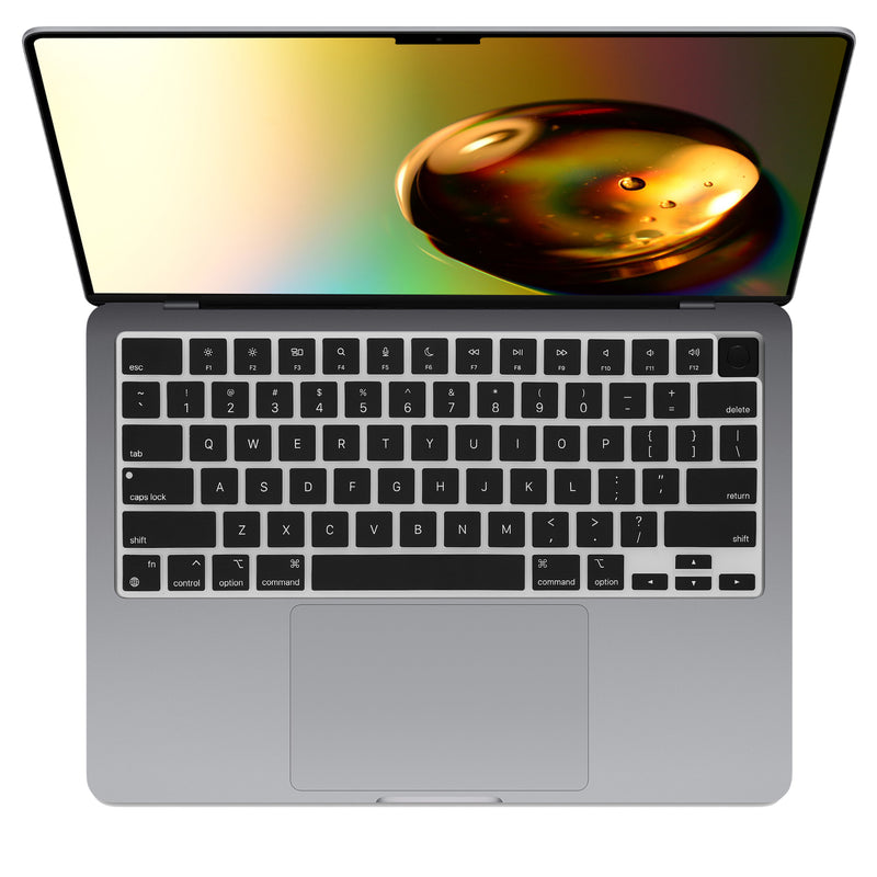 kwmobile Keyboard Protector for Apple MacBook Air 13.6 M3 2024 A3113 QWERTY US Keyboard Cover
