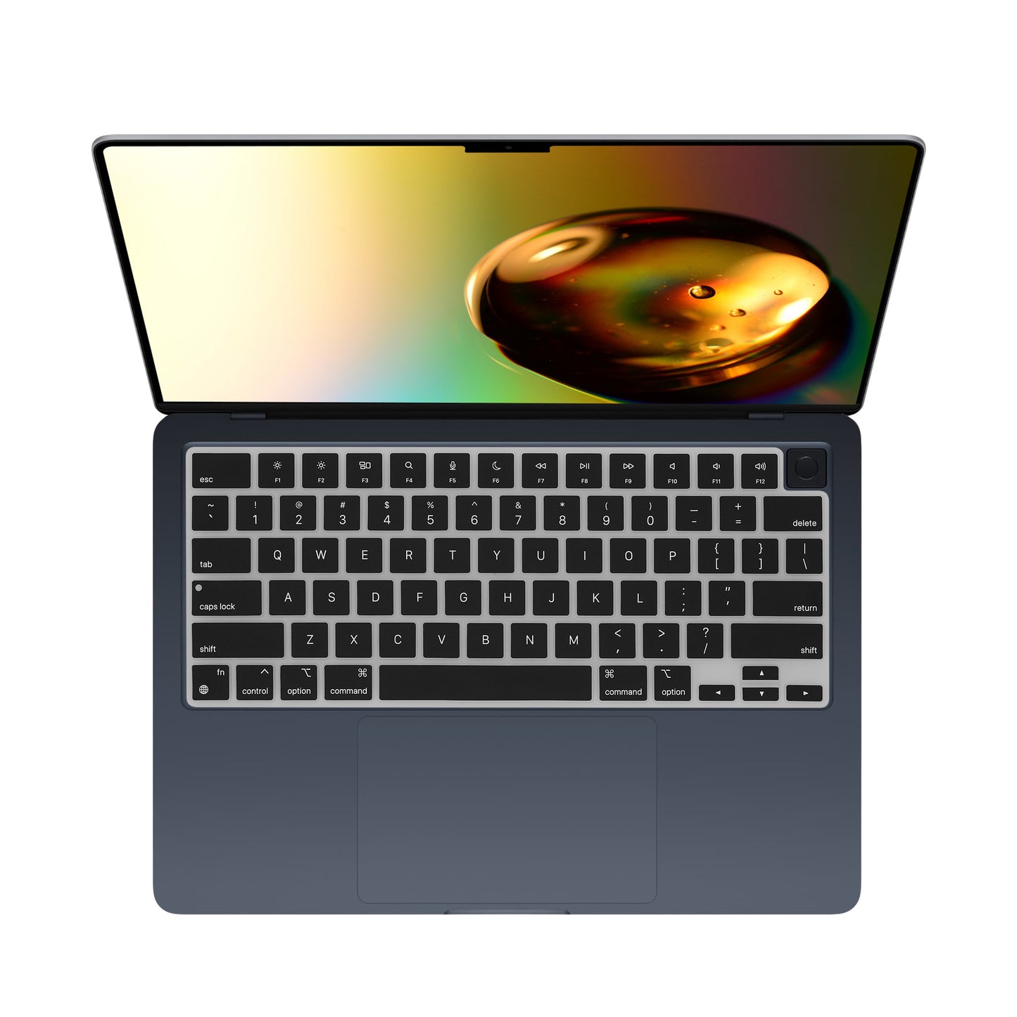 kwmobile Keyboard Protector for Apple Macbook Air 15 M3 2024 A3114 - QWERTY US Keyboard Cover