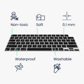 kwmobile Keyboard Protector for Apple Macbook Air 15 M3 2024 A3114 - QWERTY US Keyboard Cover