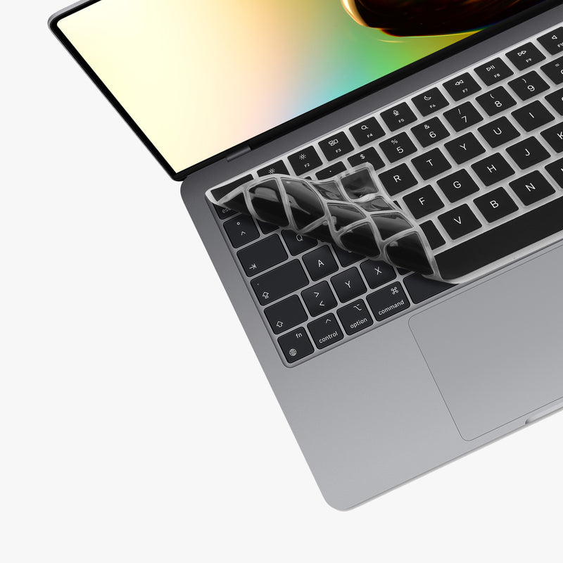 Silicone Keyboard Cover QWERTY (Spanish) Compatible with Apple Macbook Air 13.6 M3 2024 A3113
