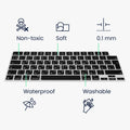 kwmobile Keyboard Protector for Apple Macbook Air 15 M3 2024 A3114 - QWERTY Russian Keyboard Cover