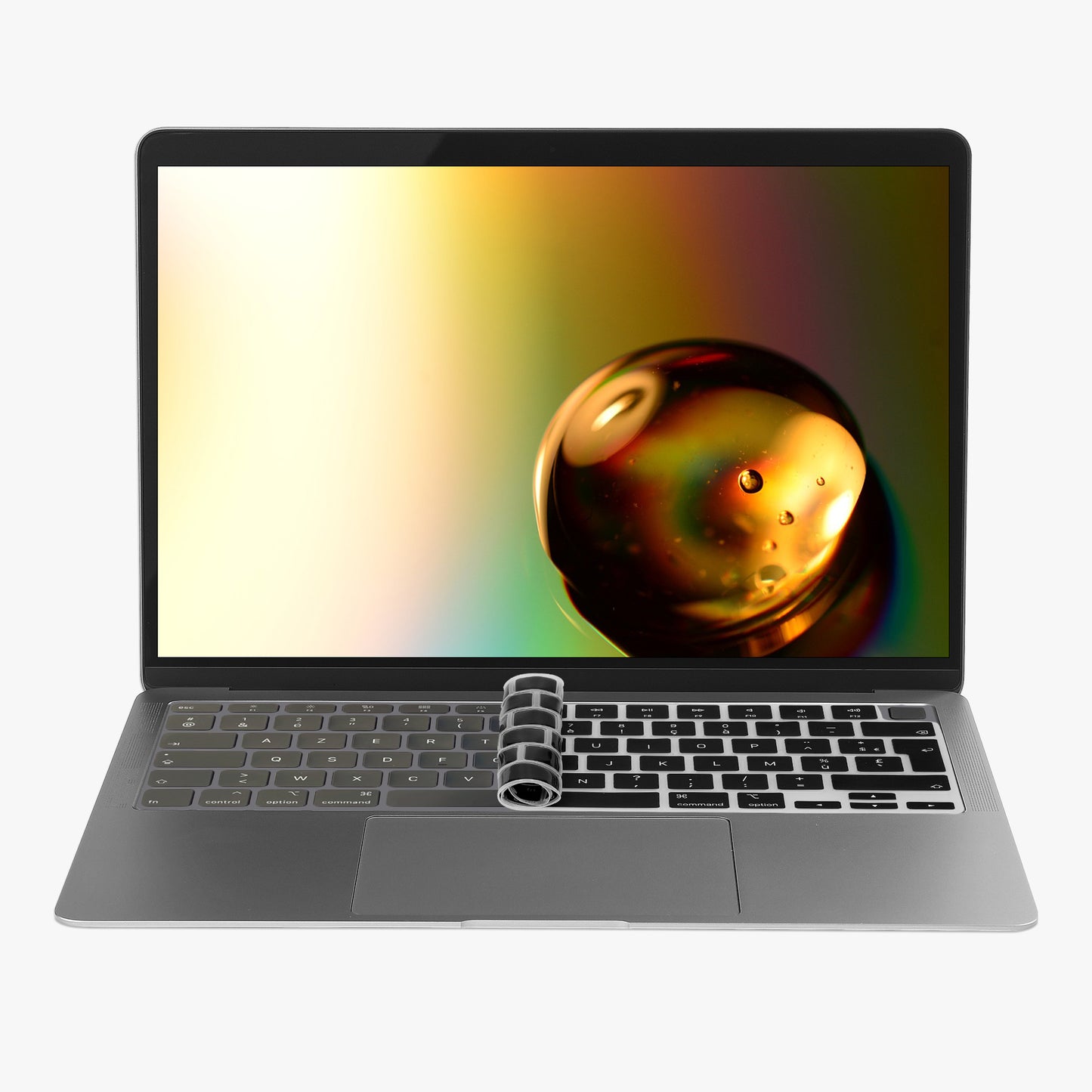 kwmobile Keyboard Protector AZERTY (France, Belgium) compatible with Apple Macbook Air 13.6 M3 2024 A3113