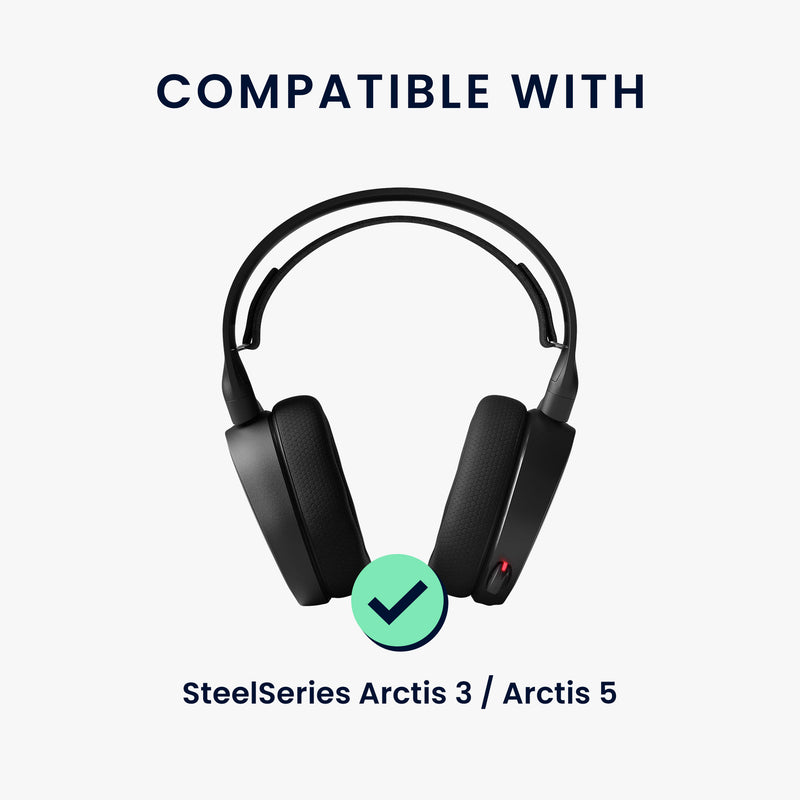 kwmobile Replacement Headband Pad compatible with SteelSeries Arctis 3 / Arctis 5 Headband Headphones Replacement Headband with Pad