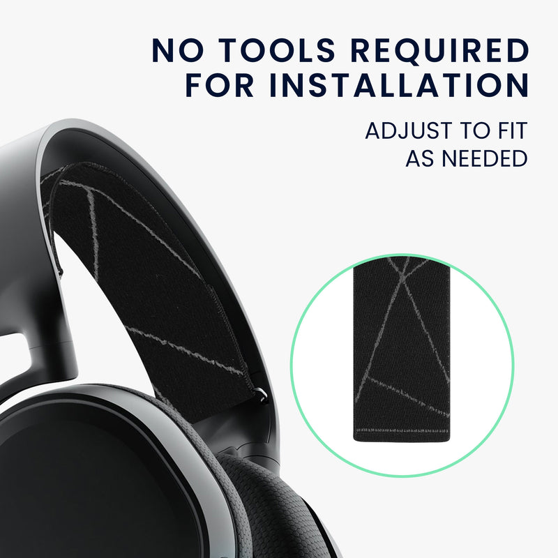kwmobile Replacement Headband Pad compatible with SteelSeries Arctis 3 / Arctis 5 Headband Headphones Replacement Headband with Pad