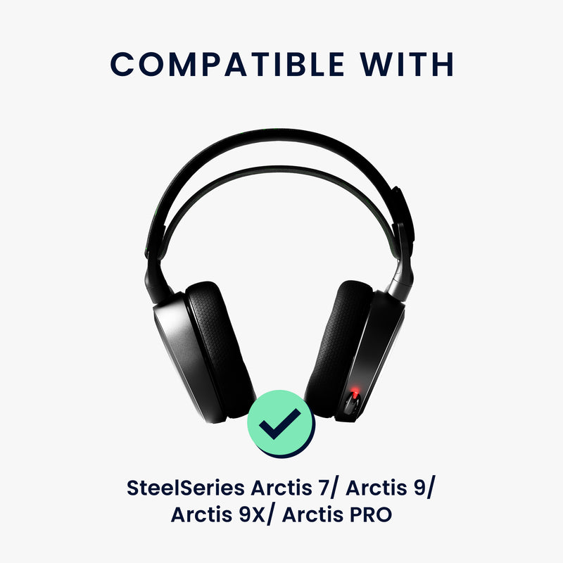 kwmobile Replacement Headband Cushion compatible with SteelSeries Arctis 7 / Arctis 9 / Arctis 9X / Arctis PRO Headband
