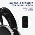 kwmobile Replacement Headband Cushion compatible with SteelSeries Arctis 7 / Arctis 9 / Arctis 9X / Arctis PRO Headband