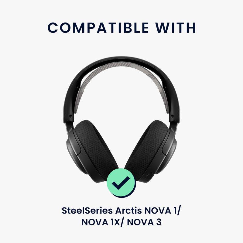kwmobile Replacement Headband Cushion compatible with SteelSeries Arctis NOVA 1 / NOVA 1X / NOVA 3 Headband Headphones Replacement Headband