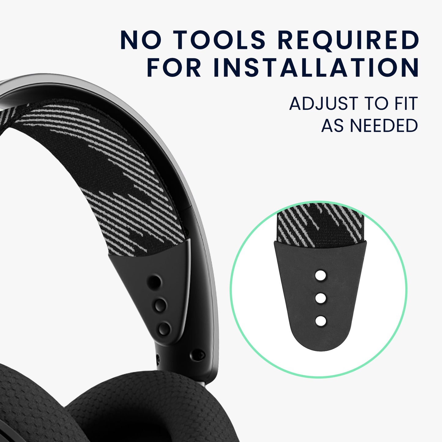 kwmobile Replacement Headband Cushion compatible with SteelSeries Arctis NOVA 1 / NOVA 1X / NOVA 3 Headband Headphones Replacement Headband