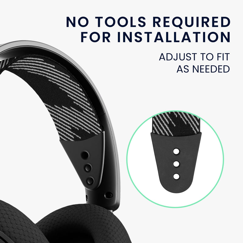 kwmobile Replacement Headband Cushion compatible with SteelSeries Arctis NOVA 1 / NOVA 1X / NOVA 3 Headband Headphones Replacement Headband