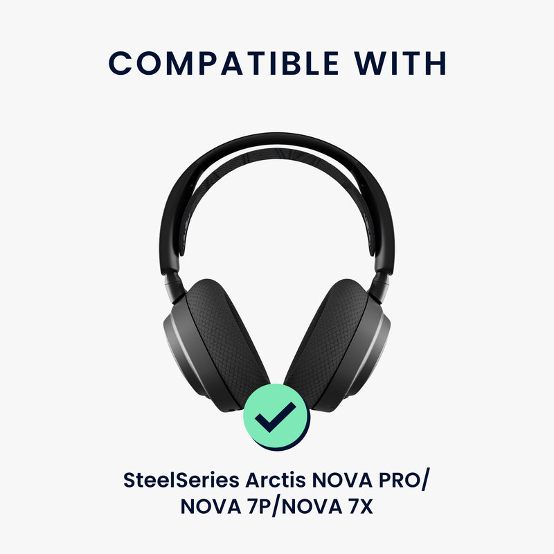kwmobile Replacement Headband Compatible with SteelSeries Arctis NOVA PRO / NOVA 7P / NOVA 7X Headband Headphones Replacement Headband with Padding