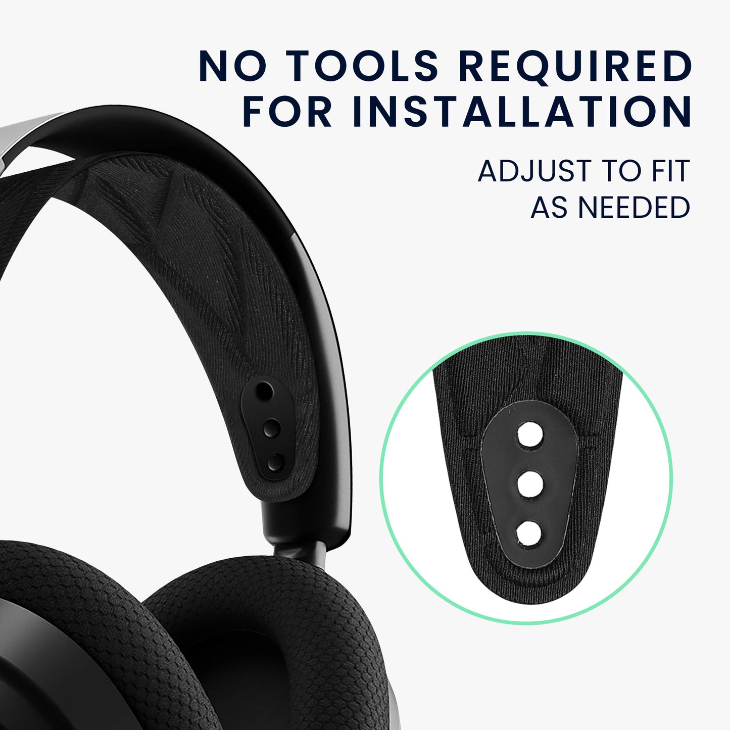 kwmobile Replacement Headband Compatible with SteelSeries Arctis NOVA PRO / NOVA 7P / NOVA 7X Headband Headphones Replacement Headband with Padding