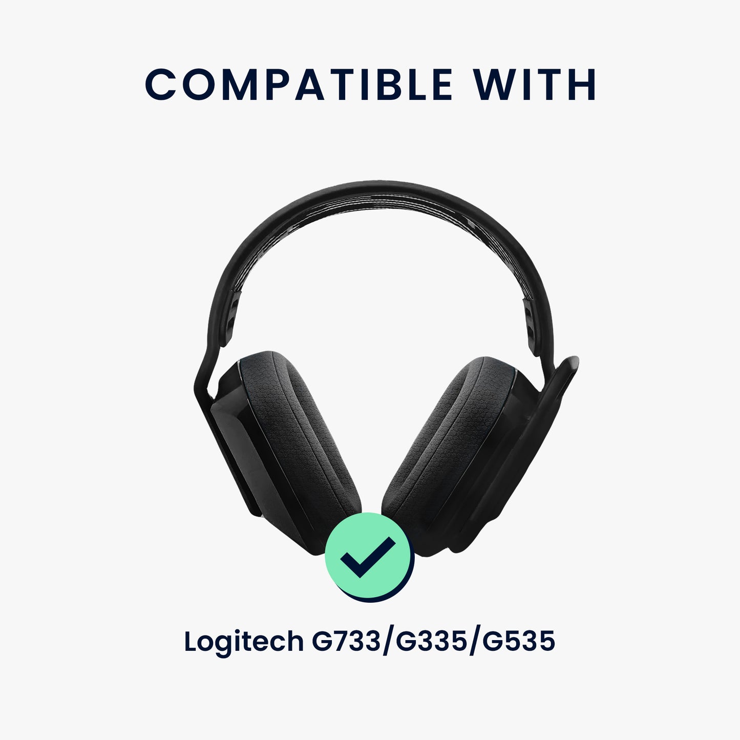 kwmobile Replacement Headband Cushion compatible with Logitech G733 / G335 / G535 Headband Headphones Replacement Headband with Cushion