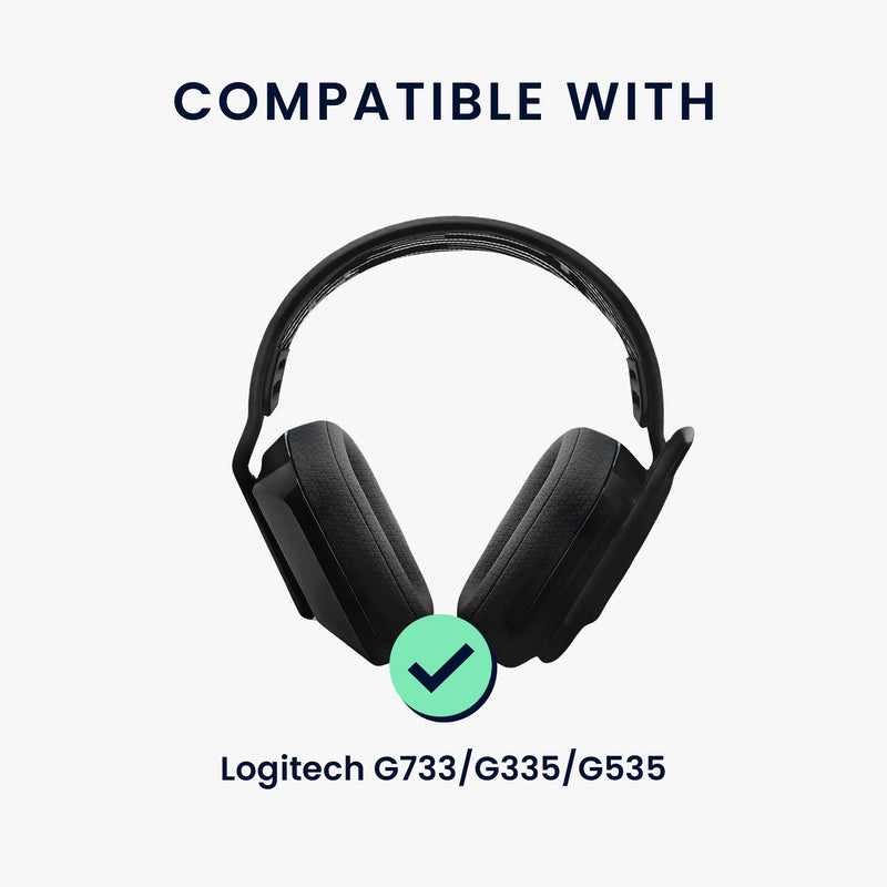 kwmobile Replacement Headband Cushion compatible with Logitech G733 / G335 / G535 Headband Headphones Replacement Headband with Cushion