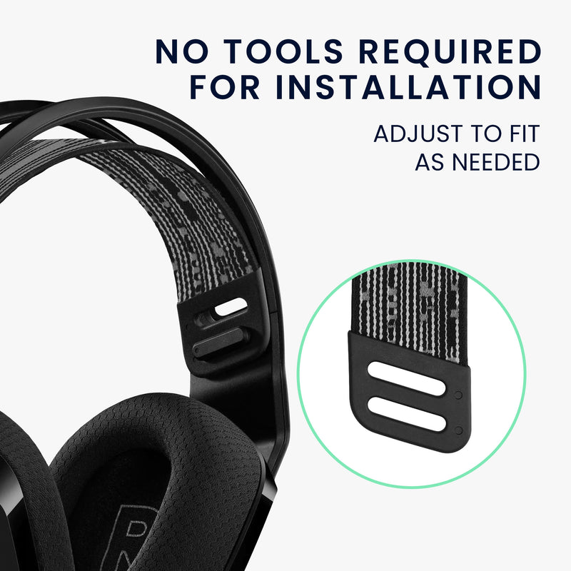 kwmobile Replacement Headband Cushion compatible with Logitech G733 / G335 / G535 Headband Headphones Replacement Headband with Cushion