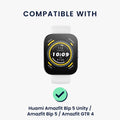 kwmobile Wristband compatible with Huami Amazfit Bip 5 Unity / Amazfit Bip 5 / Amazfit GTR 4 Band Fitness Tracker Sports Wristband Internal Dimensions 14 - 22 cm