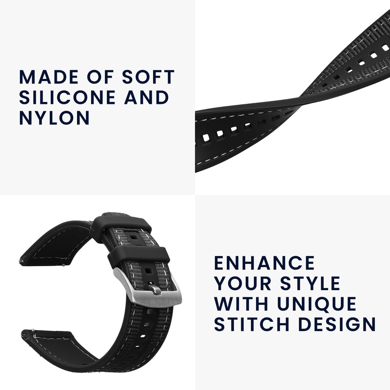 kwmobile Wristband compatible with Huami Amazfit Bip 5 Unity / Amazfit Bip 5 / Amazfit GTR 4 Band Fitness Tracker Sports Wristband Internal Dimensions 14 - 22 cm