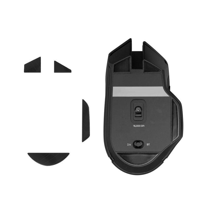 kwmobile Mouse Feet Stickers compatible with Razer Basilisk X Hyper Speed Replacement Gliders - Perfectly Fitting Mouse Feet - Mouse Glides