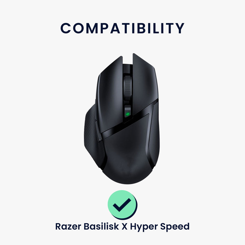 kwmobile Mouse Feet Stickers compatible with Razer Basilisk X Hyper Speed Replacement Gliders - Perfectly Fitting Mouse Feet - Mouse Glides