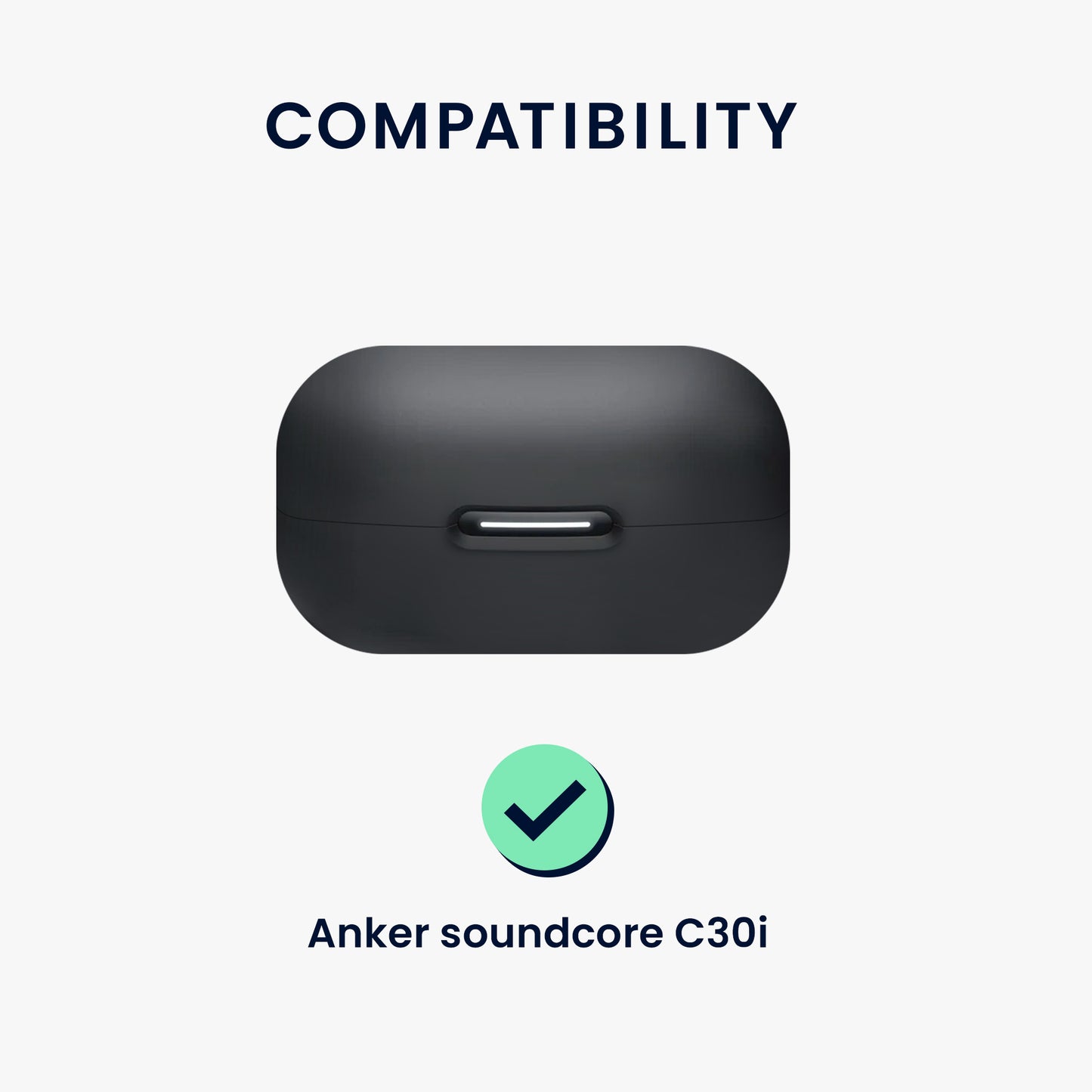 kwmobile Case compatible with Anker soundcore C30i Headphones Protective Cover Case Pouch Protector