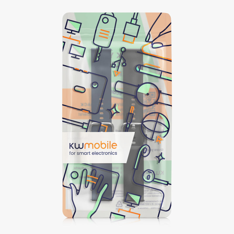 kwmobile Watch Strap for CMF by Nothing Watch Pro (D395) Strap Fitness Tracker Band Set Replacement Strap Smartwatch