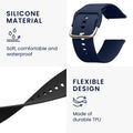 kwmobile Watch Strap for CMF by Nothing Watch Pro (D395) Strap Fitness Tracker Band Set Replacement Strap Smartwatch