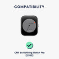 kwmobile Watch Strap for CMF by Nothing Watch Pro (D395) Strap Fitness Tracker Band Set Replacement Strap Smartwatch