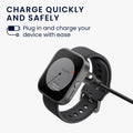 kwmobile USB Cable Charger Compatible with CMF by Nothing Watch Pro Charging Cable Smartwatch Replacement Cable Fitness Tracker Charging Cable