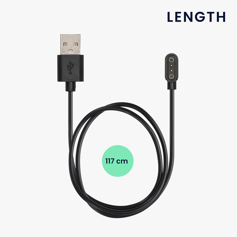 kwmobile USB Cable Charger Compatible with CMF by Nothing Watch Pro Charging Cable Smartwatch Replacement Cable Fitness Tracker Charging Cable