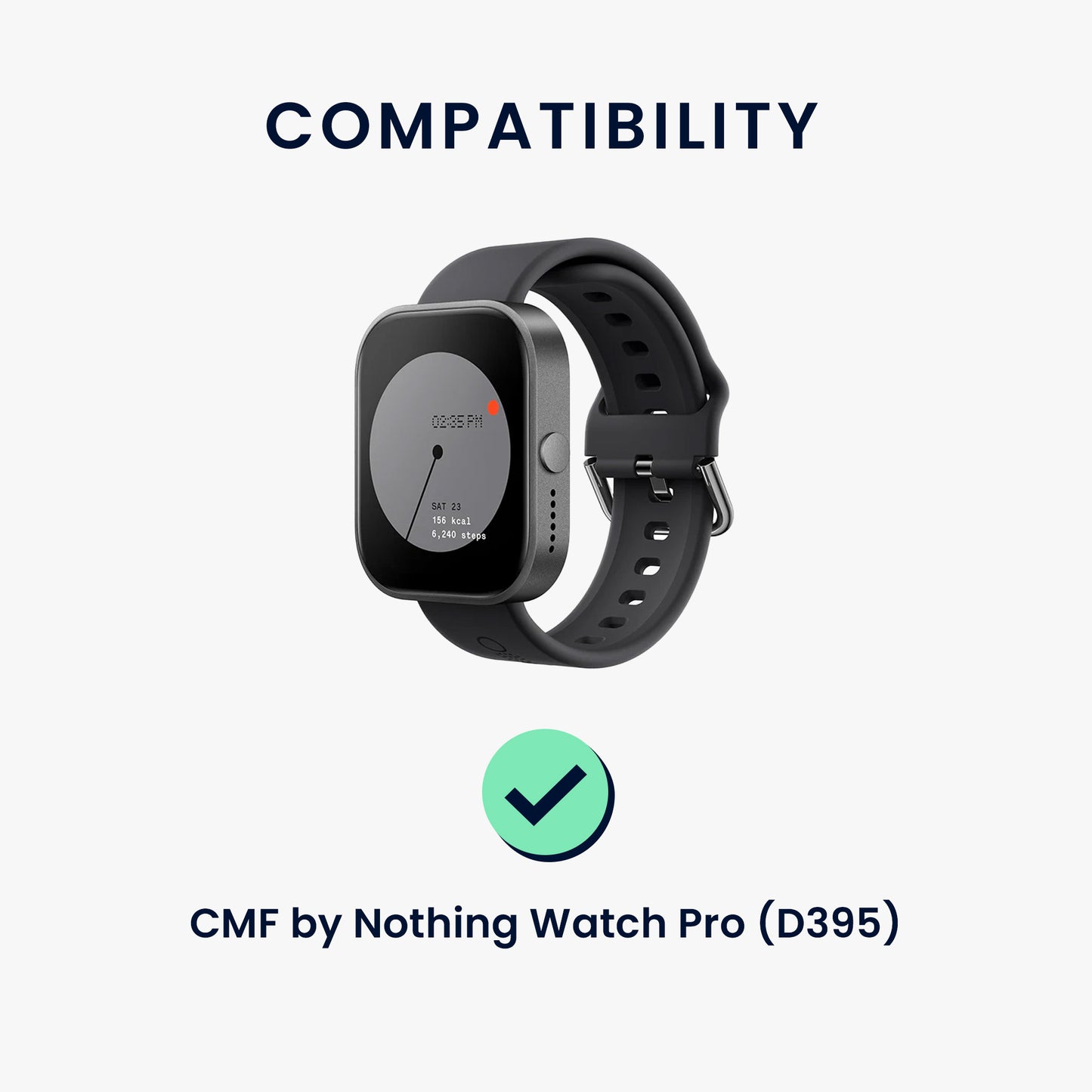 kwmobile USB Cable Charger Compatible with CMF by Nothing Watch Pro Charging Cable Smartwatch Replacement Cable Fitness Tracker Charging Cable