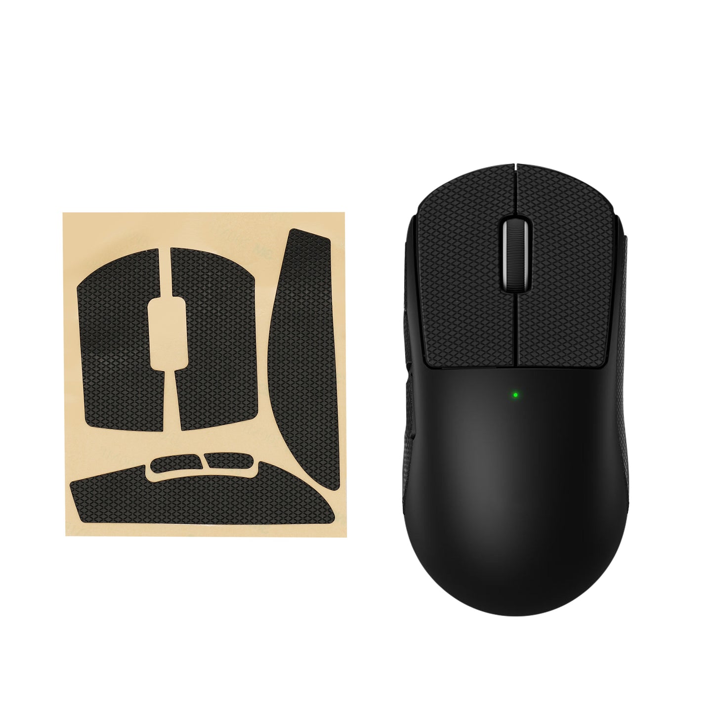 kwmobile Gaming Maus Grip Tape kompatibel mit Logitech G Pro Wireless 2 / Wireless 3 Maus - Rutschfestes Griffband für PC Maus - Schwarz Schwarz  