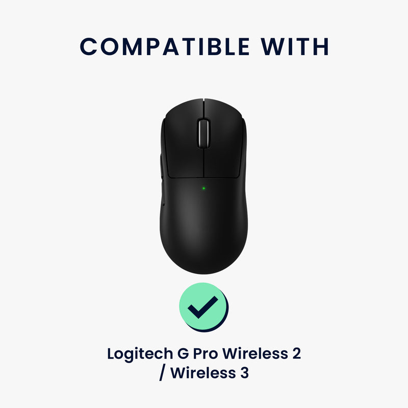 kwmobile Gaming Mouse Grip Tape for Logitech G Pro Wireless 2 / Wireless 3 Mouse Grip Tape - Anti-Slip Grip Tape for PC Mouse