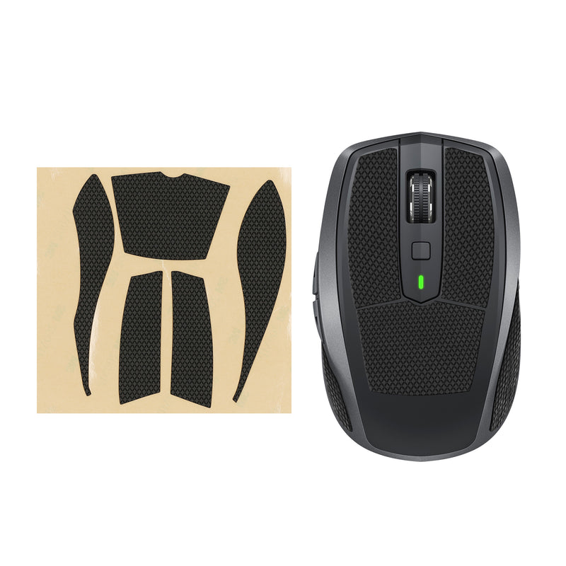 kwmobile Gaming Maus Grip Tape kompatibel mit Logitech MX Anywhere 2S Maus - Rutschfestes Griffband für PC Maus - Schwarz Schwarz  