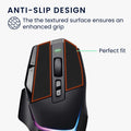 kwmobile Gaming Mouse Grip Tape for Logitech G502 X Plus Mouse Grip Tape Non-Slip Grip Tape for PC Mouse
