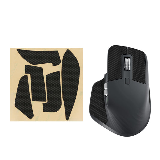kwmobile Gaming Maus Grip Tape kompatibel mit Logitech MX Master 3S Maus - Rutschfestes Griffband für PC Maus - Schwarz Schwarz  