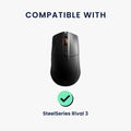 kwmobile Gaming Mouse Grip Tape for SteelSeries Rival 3 Mouse Grip Tape Anti-Slip Grip Tape for PC Mouse