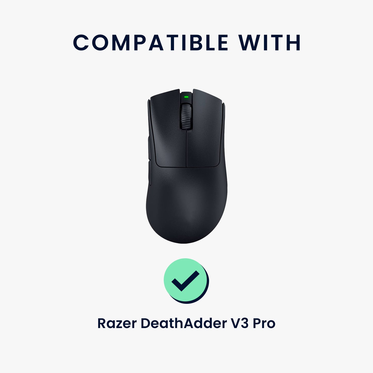 kwmobile Gaming Mouse Grip Tape for Razer DeathAdder V3 Pro Mouse Grip Tape