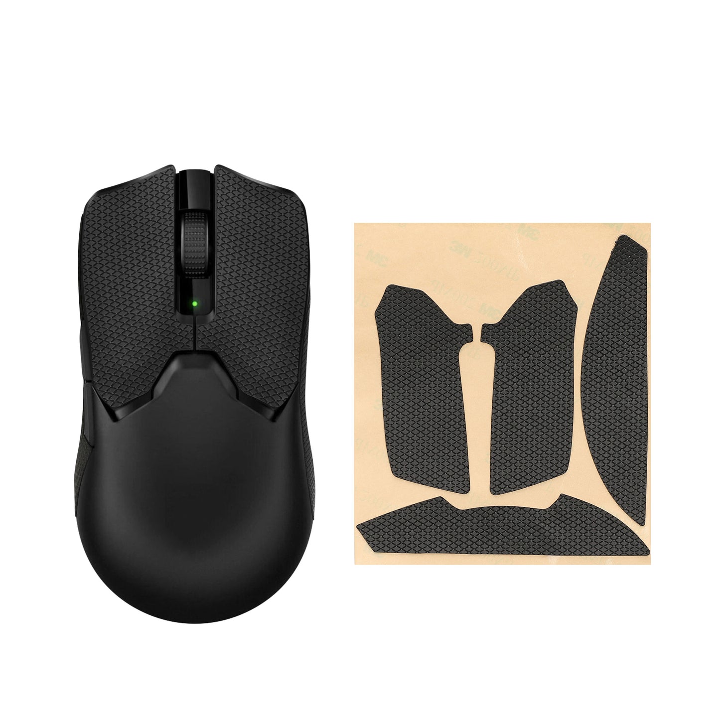 kwmobile Gaming Mouse Grip Tape for Razer Viper V2 Pro Mouse Grip Tape - Anti-Slip Grip Tape for PC Mouse