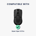kwmobile Gaming Mouse Grip Tape for Razer Viper V2 Pro Mouse Grip Tape - Anti-Slip Grip Tape for PC Mouse