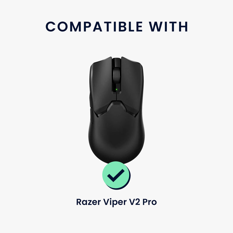 kwmobile Gaming Mouse Grip Tape for Razer Viper V2 Pro Mouse Grip Tape - Anti-Slip Grip Tape for PC Mouse