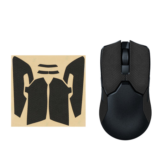 kwmobile Gaming Maus Grip Tape kompatibel mit Razer Viper 8k HZ Maus - Rutschfestes Griffband für PC Maus - Schwarz Schwarz  