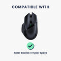 kwmobile Gaming Mouse Grip Tape for Razer Basilisk X Hyper Speed Mouse Grip Tape - Non-Slip Grip Tape for PC Mouse