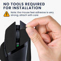 kwmobile Gaming Mouse Grip Tape for Razer Basilisk X Hyper Speed Mouse Grip Tape - Non-Slip Grip Tape for PC Mouse