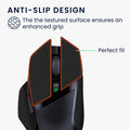 kwmobile Gaming Mouse Grip Tape for Razer Basilisk X Hyper Speed Mouse Grip Tape - Non-Slip Grip Tape for PC Mouse