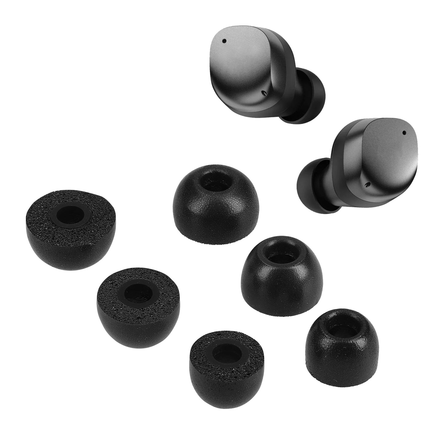 kwmobile Replacement In-Ear Earphones compatible with Sennheiser MOMENTUM True Wireless 3 Earpads Earplugs In-Ear Earbuds