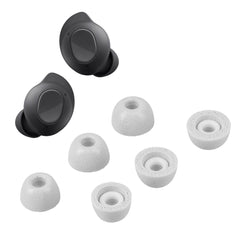 kwmobile 6x Ersatz In Ear Kopfhörer kompatibel mit Samsung Galaxy Buds FE - 3 Größen - Polster Ohrstöpsel In-Ear Ohrhörer - Grau Grau  
