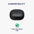 Silicone Case for Anker Soundcore P20i Don't touch my Headphones